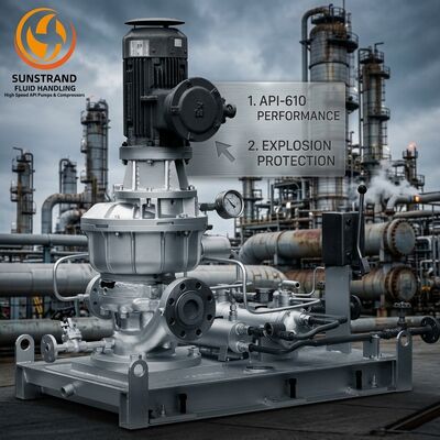 Bom preço. Pampas centrífugas de alta velocidade para processamento de hidrocarbonetos pesados Sundyne LMV 322 Substituição on-line