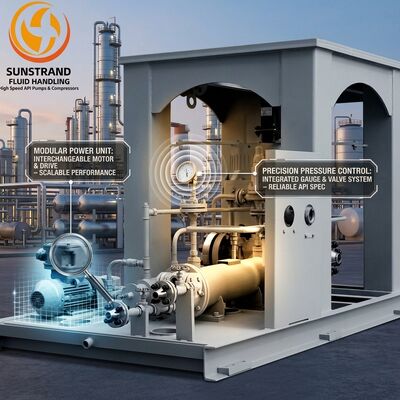 Bom preço. Bomba centrífuga vertical de alta velocidade API 610 74 M3/Hr 400 Gpm Sundyne LMV 341 Substituição on-line